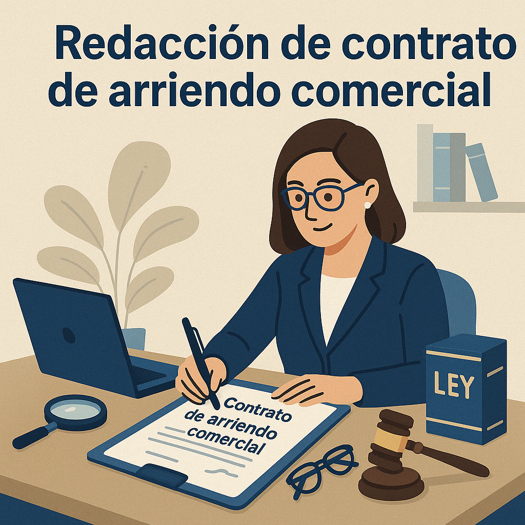 Redacción de contrato de arriendo comercial
