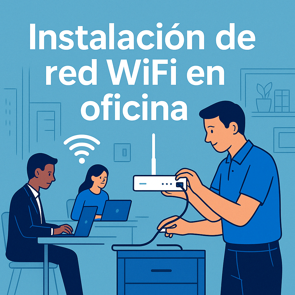 Instalación de red WiFi en oficina